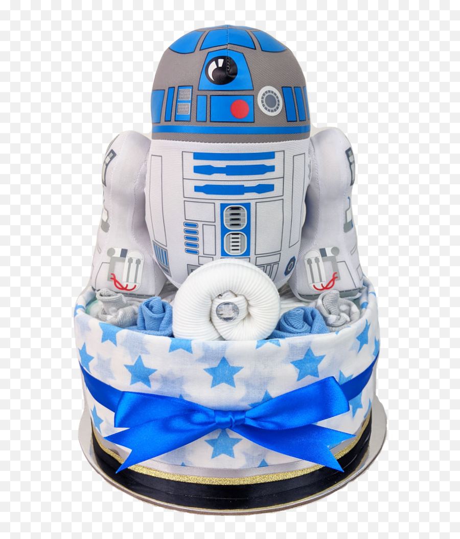 Limited Edition One Tier R2d2 Star Wars Nappy Cake Png Transparent