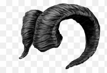 Horns Demonic Goat Animal Cool Grey Effects Makeu - Transparent png