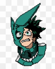 Dresser Clipart Pixel Art Transparent - Minecraft Pixel Art My Hero Academia Png,Deku Transparent