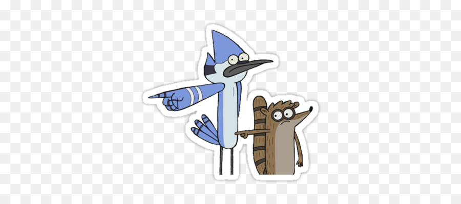 Mordecai Y Rigby - Rigby Sticker Png,Mordecai Png
