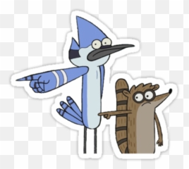 Mordecai Y Rigby - Rigby Sticker Png,Mordecai Png