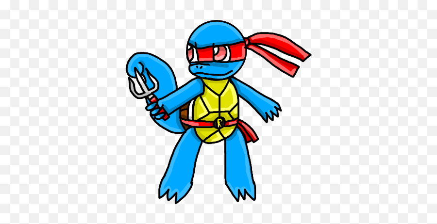 Squirtle As Raphael U2014 Weasyl - Fictional Character Png,Squirtle Transparent