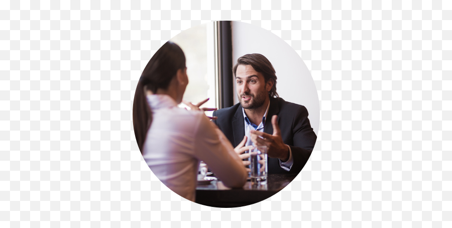 Two Business People Talking - Businessperson Full Size Png Conversation,Person Talking Png