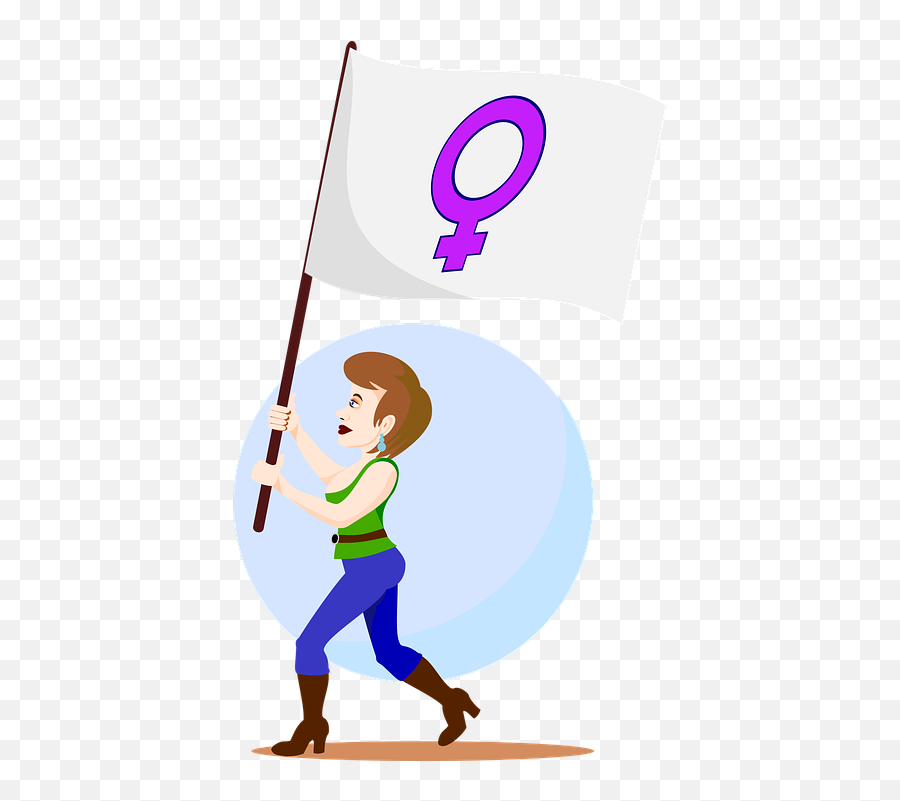 Woman Protester Poster - Free Vector Graphic On Pixabay Clip Art Png,Feminism Png
