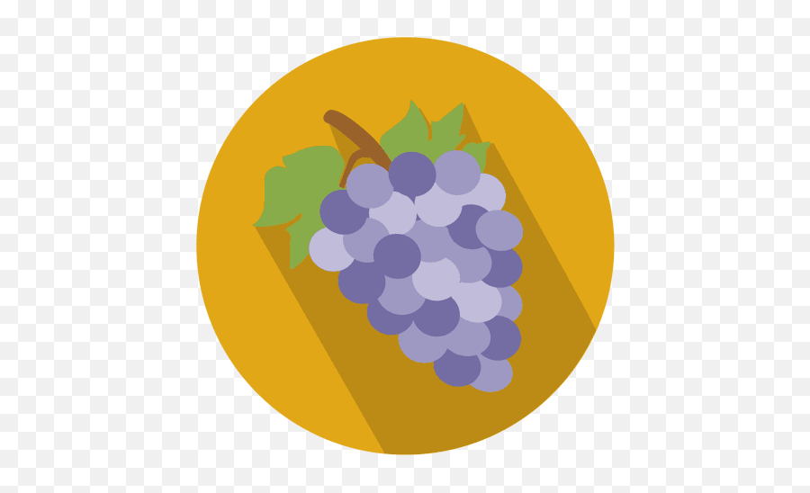 Grapes Flat Circle Icon - Grape Icon Circle Png,Grapes Icon