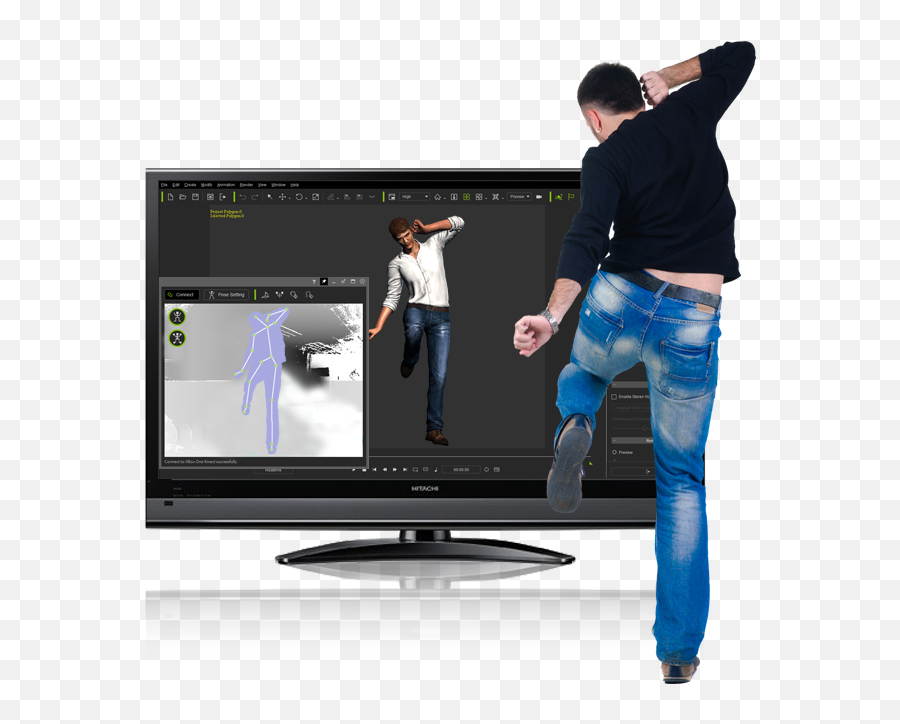 Best Real - Time 3d Animation Software Reallusion Iclone Kinect Motion Capture Png,Capture Xbox 1 Icon