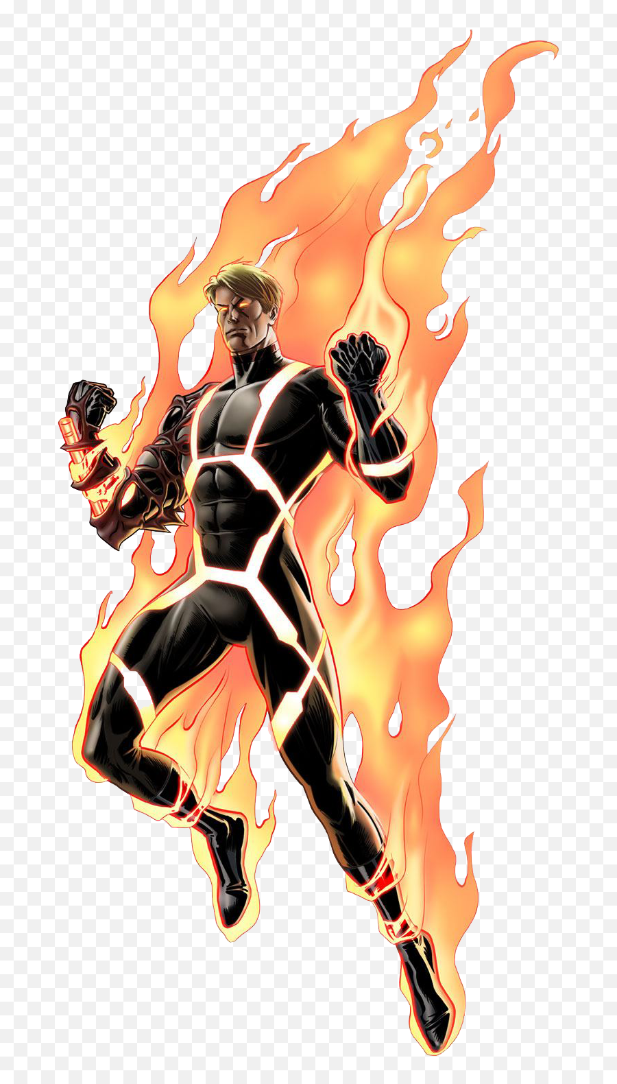 Human Torch Transparent Background Png Mart - Fantastic Four Future Foundation,Torch Png