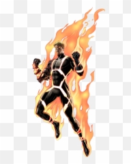Human Torch Transparent Background Png Mart - Fantastic Four Future Foundation,Torch Png