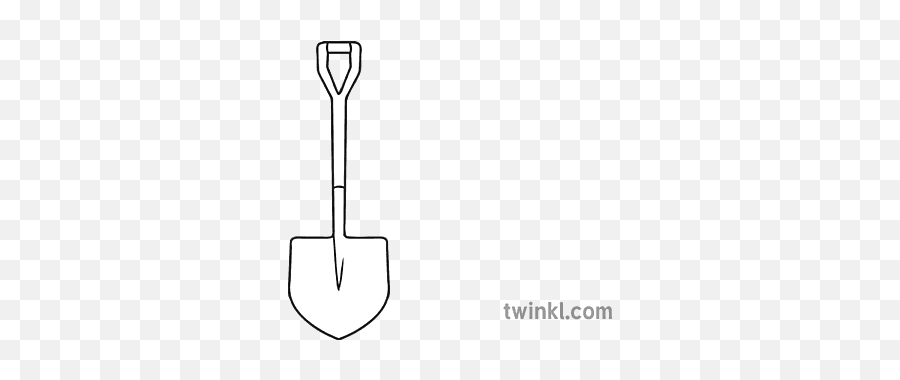 Shovel Small Icon Mining In South Africa Ks1 Black And White Rgb - Snow Shovel Png,Africa Icon Png