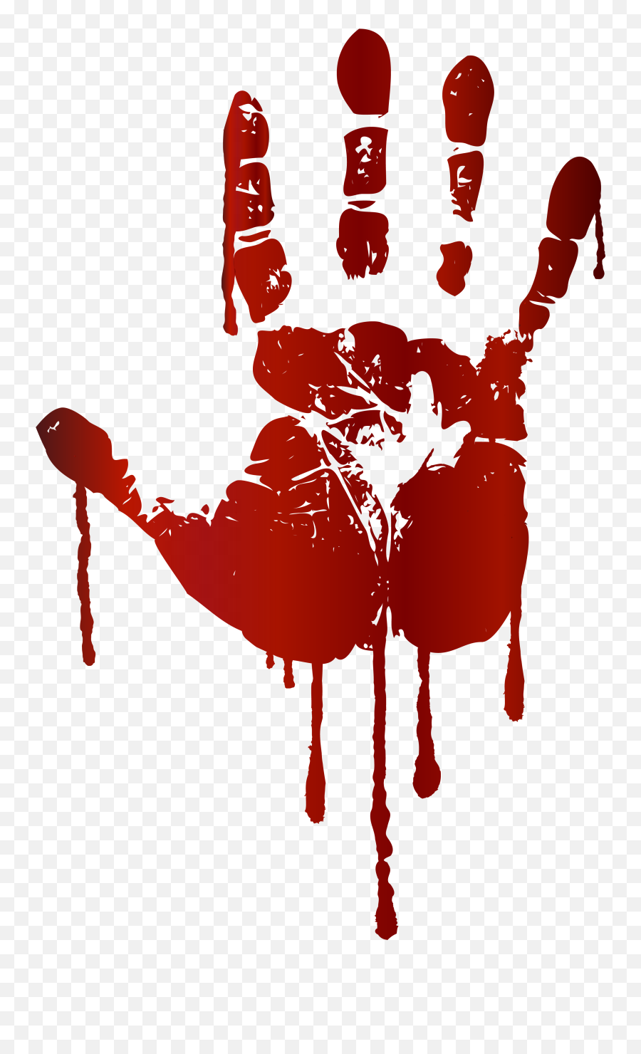 Bloody Handprint Png Images Collection For Free Download - Bloody Handprint Clipart,Zombie Hands Png