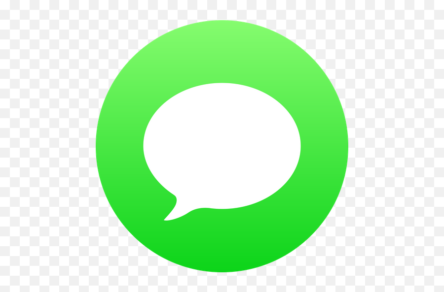 Free Imessage Rounded Icon - Available In Svg Png Eps Ai Ios Message Round Icon Png,Green Phone Icon On Apple Watch