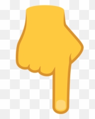 The 2021 Sms Emoji Trends Report - Postscript Mão Apontando Para Baixo png