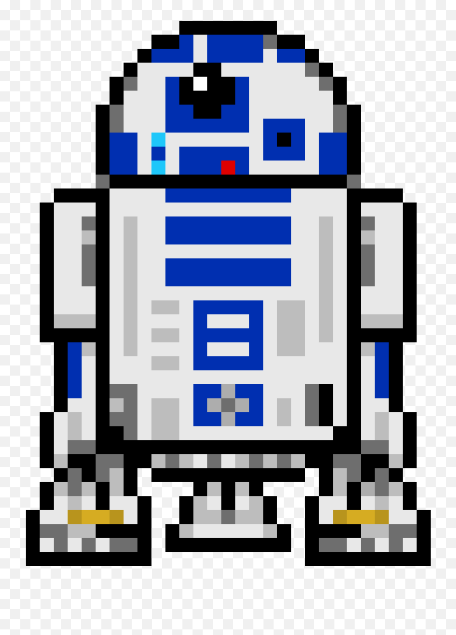 R2d2 Pixel Art Maker - Pixel Art R2 D2 Png,R2d2 Png