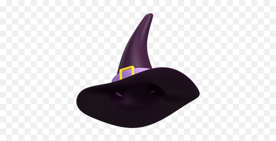 Premium Witch Hat 3d Illustration Download In Png Obj Or - Costume Hat,Witch Icon Tumblr