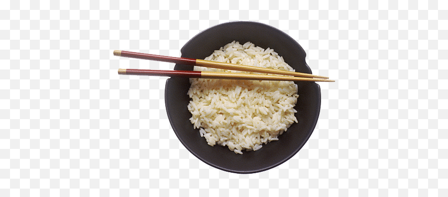 Rice Transparent Background - Bowl Of Rice With Chopsticks Png,Rice Transparent Background