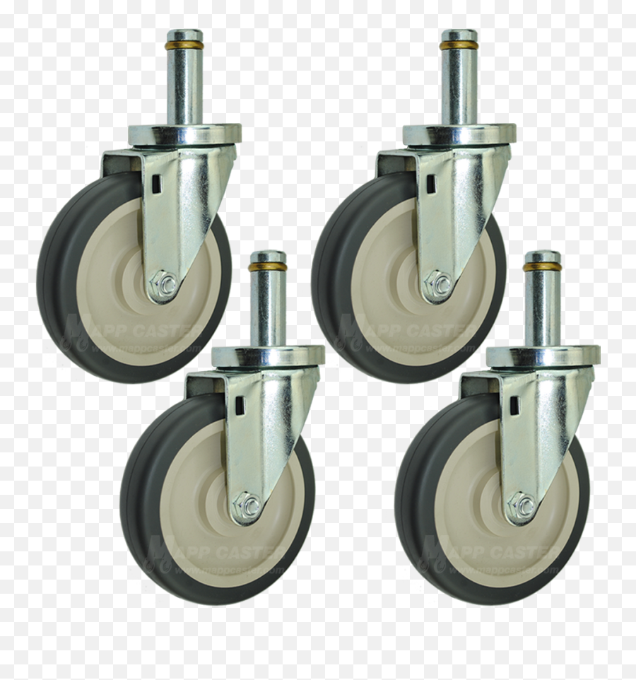 5metro Wire Shelving Caster Kit Set Of 4 Floor Protective Casters 78 Grip Ring Stems - Cylinder Png,Wap Icon