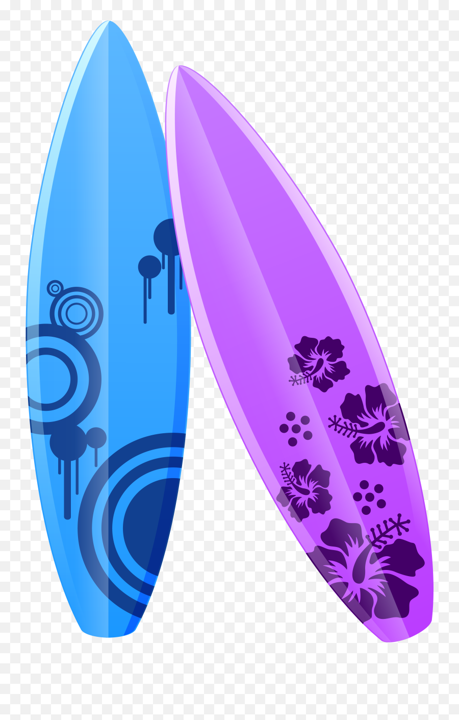 Purple Cartoon Surfboard Png Download - Transparent Background Surfboard Png,Surfboard Png