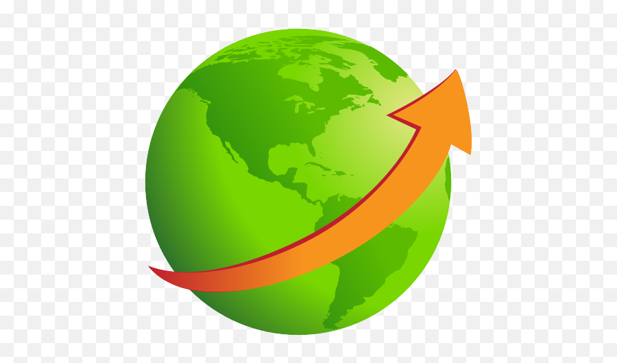 Transport Network World Globe Arrow Delivery Free Icon - Delivery Mundo Png,Earth Icon Pack