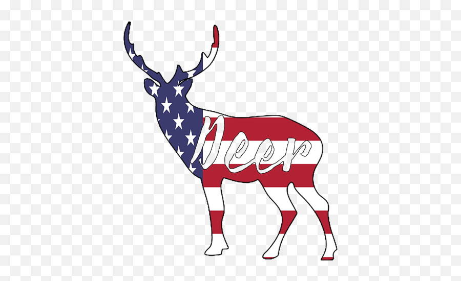 American Flag Deer Happy 4th Of July Fleece Blanket - Animal Figure Png,Osiris Serve Icon