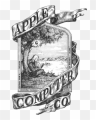 Inky Fool Apple Macintosh - Original Logo png