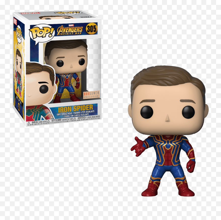Iron Spider Unmasked Catalog Funko - Everyone Is A Fan Angus Young Funko Pop Chase Png,Iron Spider Png