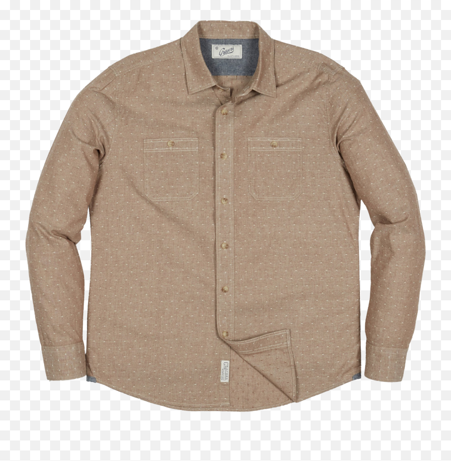 Download Hd Hillwood Chambray Dobby Button Up - Longsleeved Png,Dobby Png