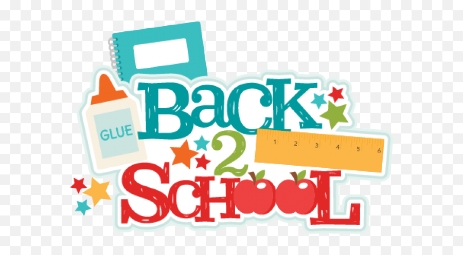Back To School Clipart Transparent Background - Back To School Png Vector,School Clipart Png