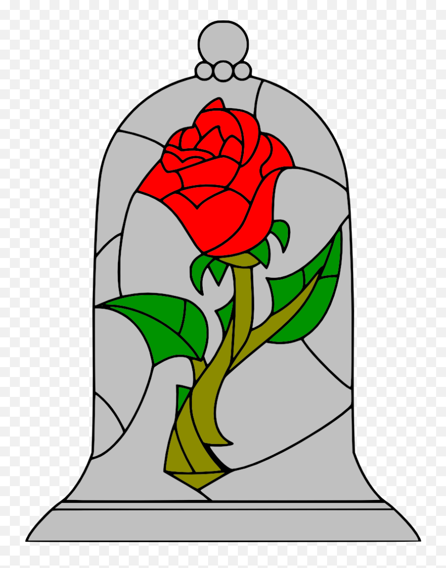 Beauty And The Beast Rose - Beauty And The Beast Rose Clipart Png,Beauty And The Beast Rose Png