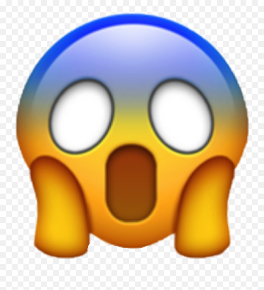 Download Scream Emoji Png - Emotion Full Size Png Image Scared Emoji,Emotion Png