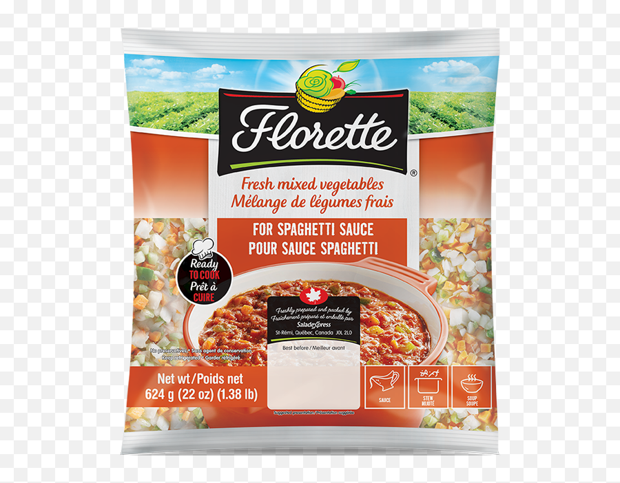 Spaghetti Sauce Vegetable Mix - Florette Florette Png,Spaghetti Png