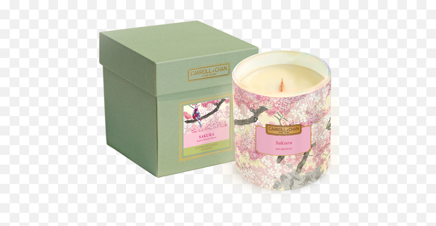 Sakura 100 Beeswax Jar Candle - Unity Candle Png,Pink Petals Png