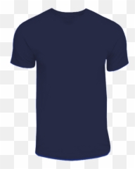 Navy Blue Tshirt Transparent Png - Active Shirt