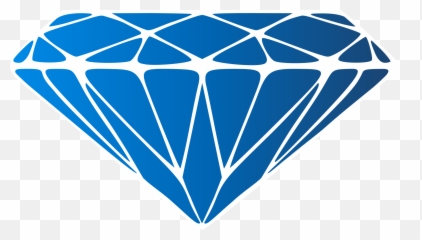 Diamond Clipart Transparent Background - Diamond Clipart Png Transparent,Blue Diamond Png