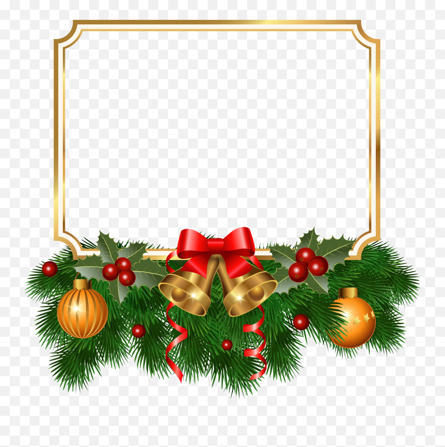 Frame Clipart Transparent Background Png Christmas Backgrounds