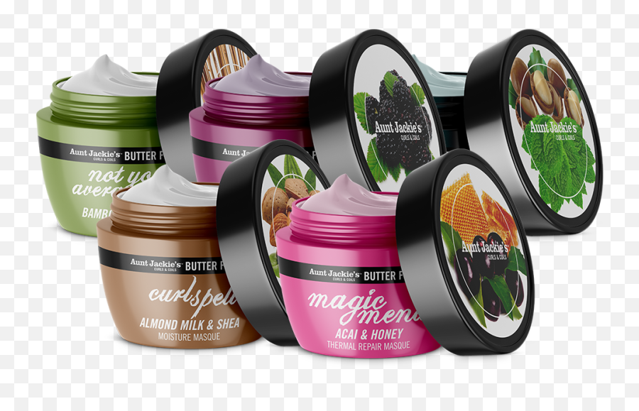 Butter Fusions Collection U2013 Aunt Jackies Curls And Coils - Aunt Jackies Hair Mask Png,Butter Transparent