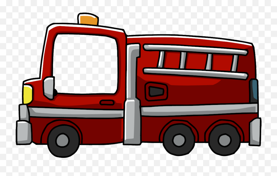 Fire Truck Png 1 Image - Cartoon Fire Truck Png,Fire Truck Png