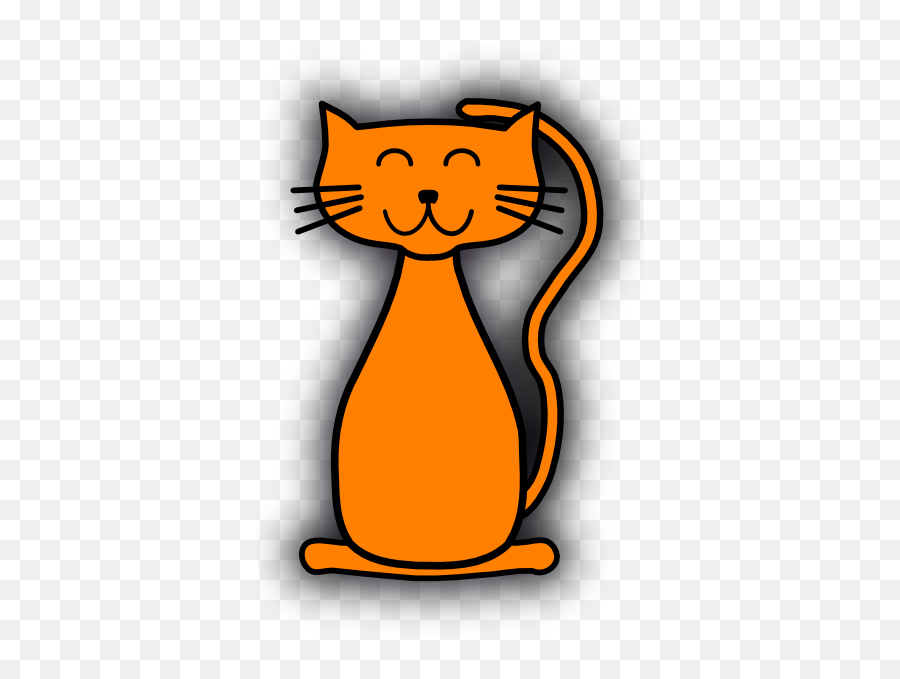 Orange Cat Clip Art - Kitten Clip Art Png,Orange Cat Png