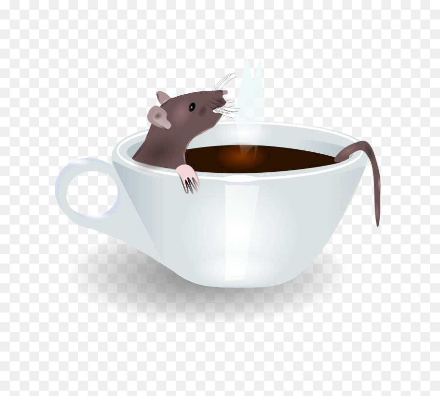 Cupkettlemug Png Clipart - Royalty Free Svg Png Rat Is In The Tub,Coffee Cup Clipart Png