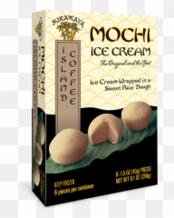 Kona Coffee Mikawaya Mochi Ice Cream - Black Sesame Mochi Ice Cream Png,Mochi Png