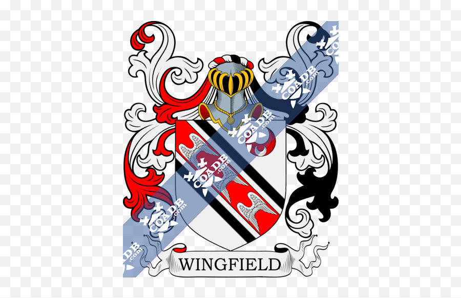 Wingfield Family Crest Coat Of Arms And Name History - Portable Network Graphics Png,8 Png