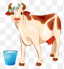 Download Transparent Fable Clipart - Cat And Cow Clipart Hd House Home Pet Animals Png,Cow Clipart Png