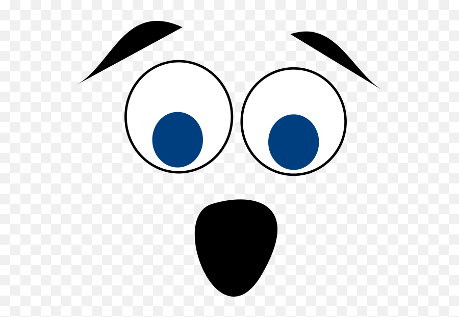 Surprised Cartoon Face Png Clipart - Surprised Face Clipart Png,Cartoon Face Png