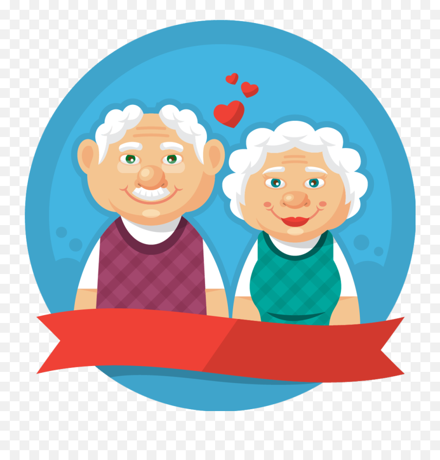 Abuelos - Abuelos Clipart Png,Grandparents Png