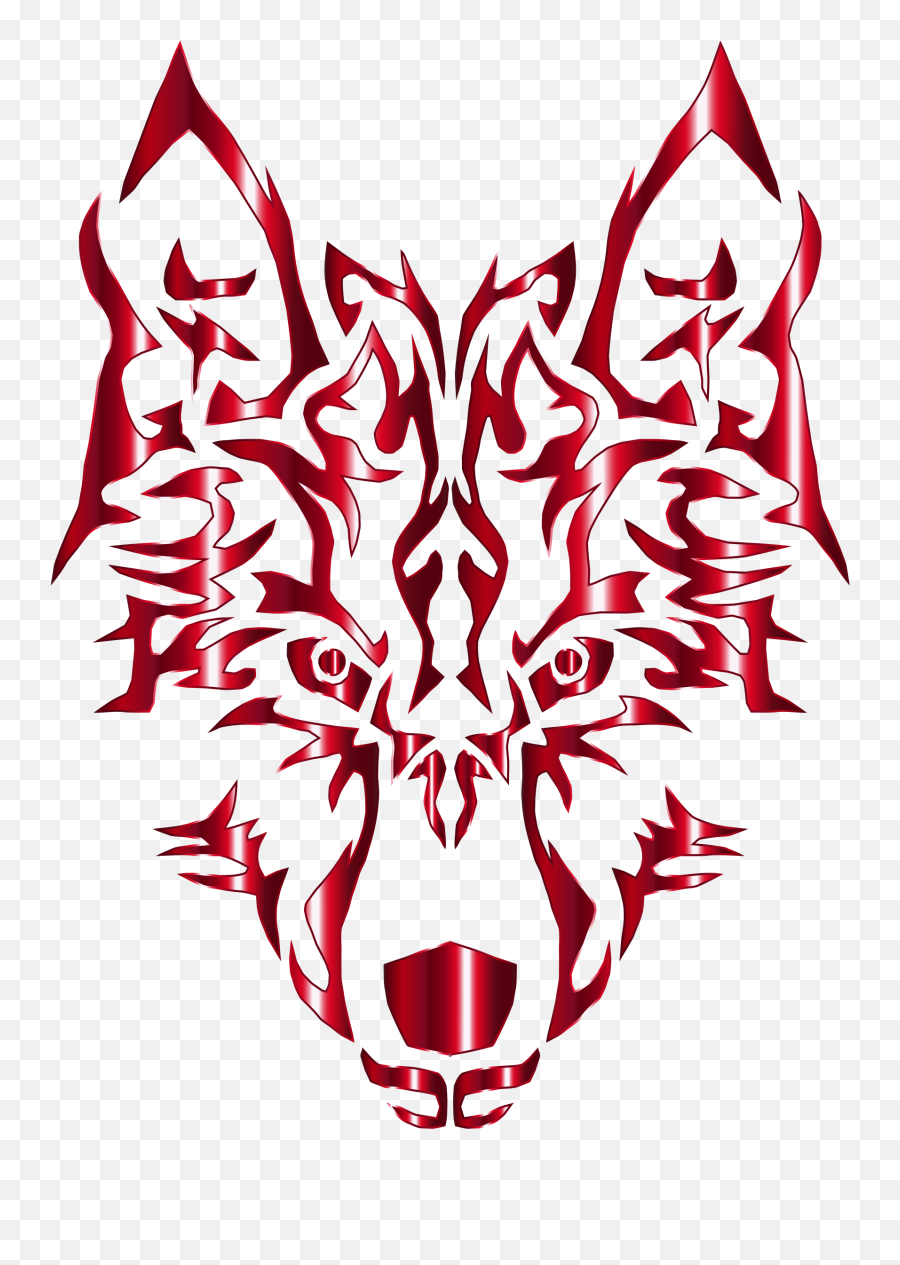 Wolf Transparent Png - Symmetric Tribal Wolf No Background Tribal Wolf No Background,Wolf Png Logo