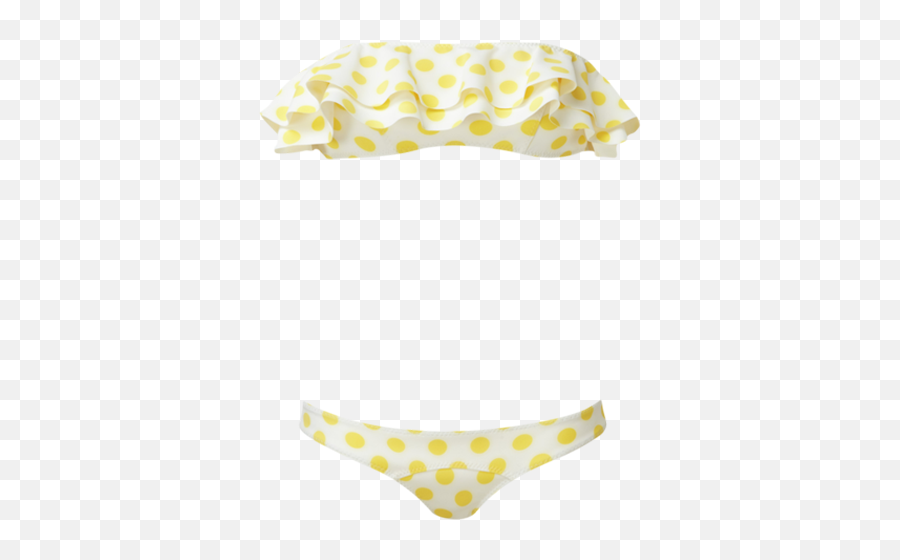 Sabine Yellow Polka Dot Bikini - Yellow Polka Dot Bikini Png,Yellow Dot Png