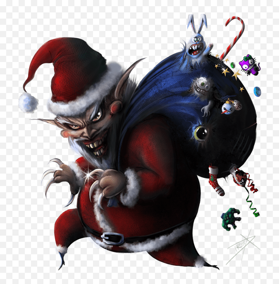 6 Evil Santa Claus - Santa Claus Evil Png,Santa Clause Png