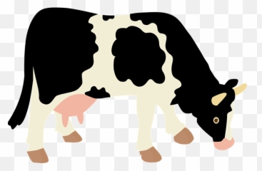 Dairy Cow Transparent Background Farm Image Free Png Images - Clipart Cow Transparent Background,Elephant Transparent Background