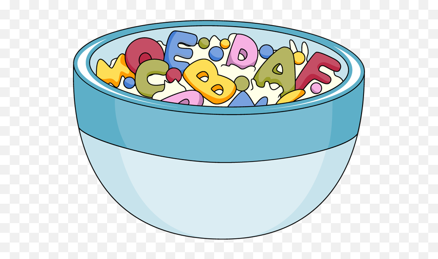 Cereal Bowl Clipart 3 - Alphabet Soup Clip Art Png,Cereal Bowl Png