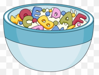 Cereal Bowl Clipart 3 - Alphabet Soup Clip Art Png,Cereal Bowl Png