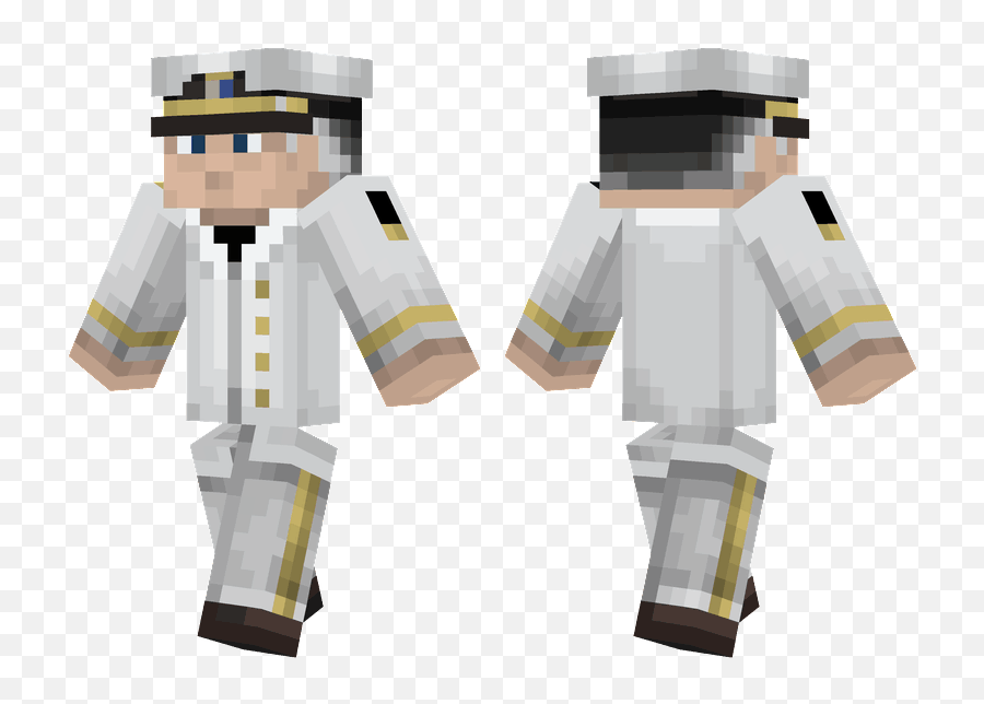 Boat Captain Skin - Minecraft Mod Download Minecraft Skin Navy Uniform Png,Minecraft Hud Png